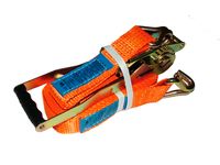 Upínací pás 8 m/5 t s Ergo ráčnou a dvěma háky